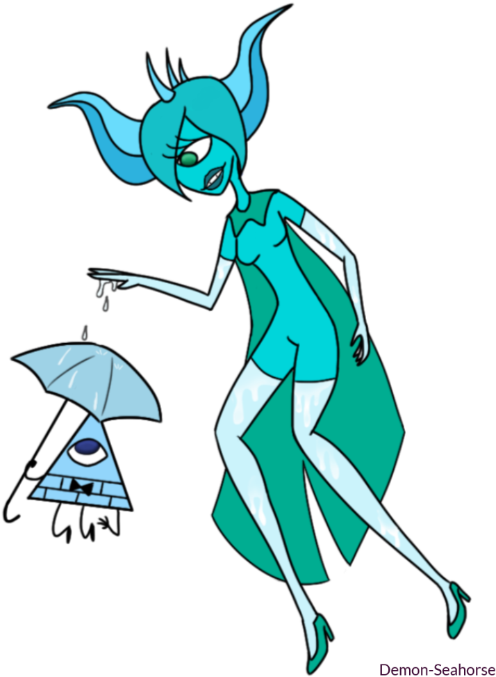 Is It Raining By Demon Seahorse On Deviantart - Reverse Falls Pyronica (768x1024)