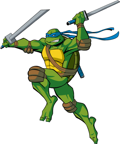 Leonardo Ninja Turtle - Teenage Mutant Ninja Turtles 2003 Leonardo (511x612)
