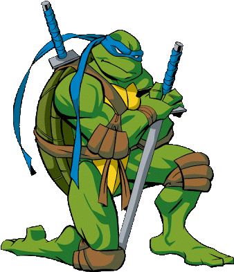 Leonardo Ninja Turtle Teenage Mutant Turtles - 2003 Ninja Turtles Leonardo (344x400)