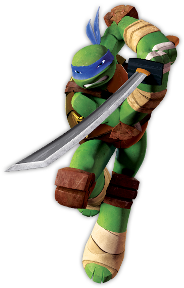 Tmnt 2012 Leonardo 10 - Leonardo From Teenage Mutant Ninja Turtles (364x569)