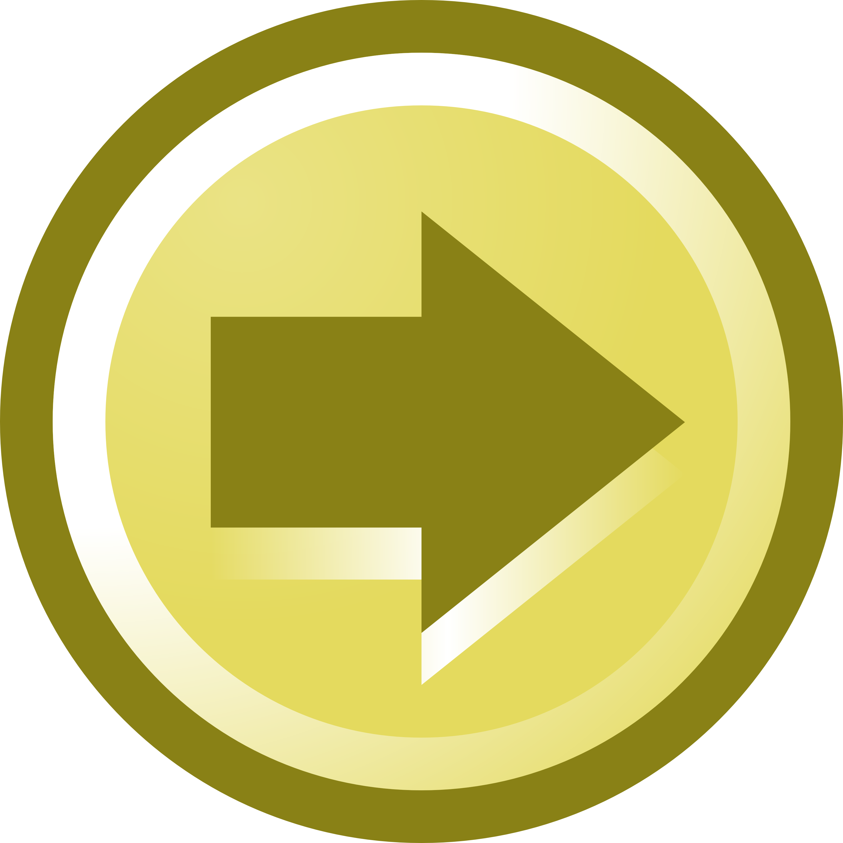 Free Vector Illustration Of A Right Arrow Icon - Arrow Icon (3200x3200)