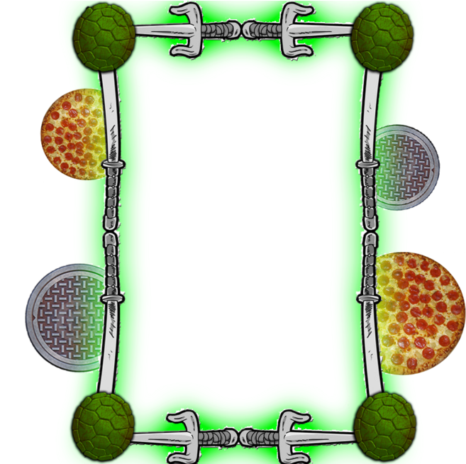 Photos Of Ninja Turtles Clip Art Medium Size - Pepperoni Pizza Round Mouse Pad Delicious Pizza Mouse (1224x653)