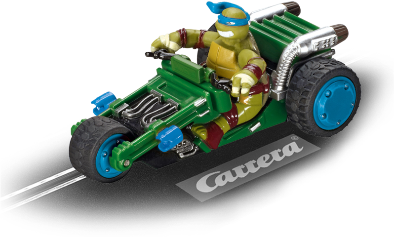 Teenage Mutant Ninja Turtles Turtle Trike Leonardo - Carrera Go!!! Tmnt Ninja Boost 1:43 Scale Slot Racing (800x548)