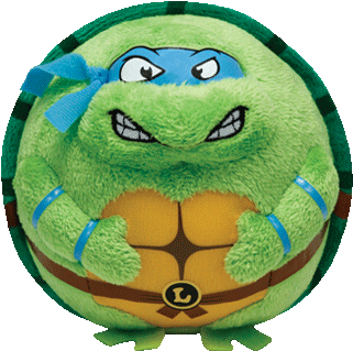 Next Leonardo The Turtle - Tmnt 5-inch Ty Leonardo Beanie Ballz (350x350)