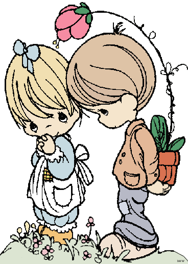 Precious Moments Religious Clip Art - Transparent Precious Moments (368x517)