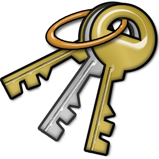 Keys On Ring Clipart 2 By Lisa - Key Components (512x512)