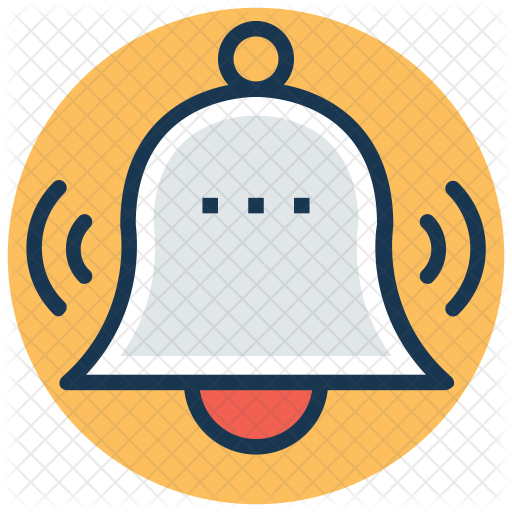 Ringing Bell Icon - School Bell (512x512)