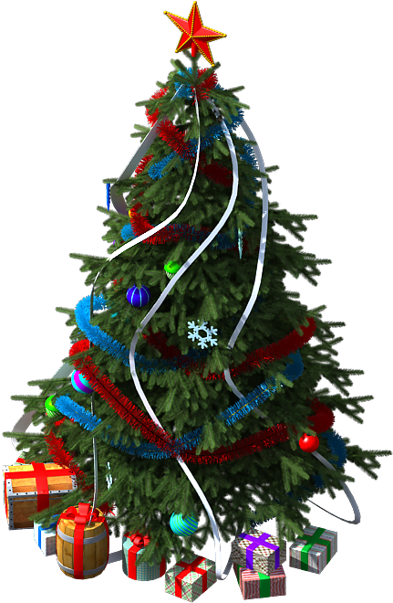 Christmas Fir-tree Png Image - Christmas Tree (485x729)