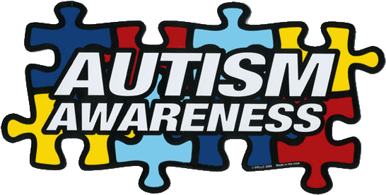 Asperger's Syndrome - Autism Awareness Puzzle Pieces (550x284)