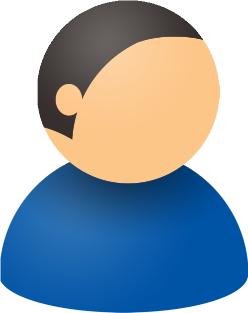 Simple Person Icon By Al-proto - Simple Person Icon (512x768)