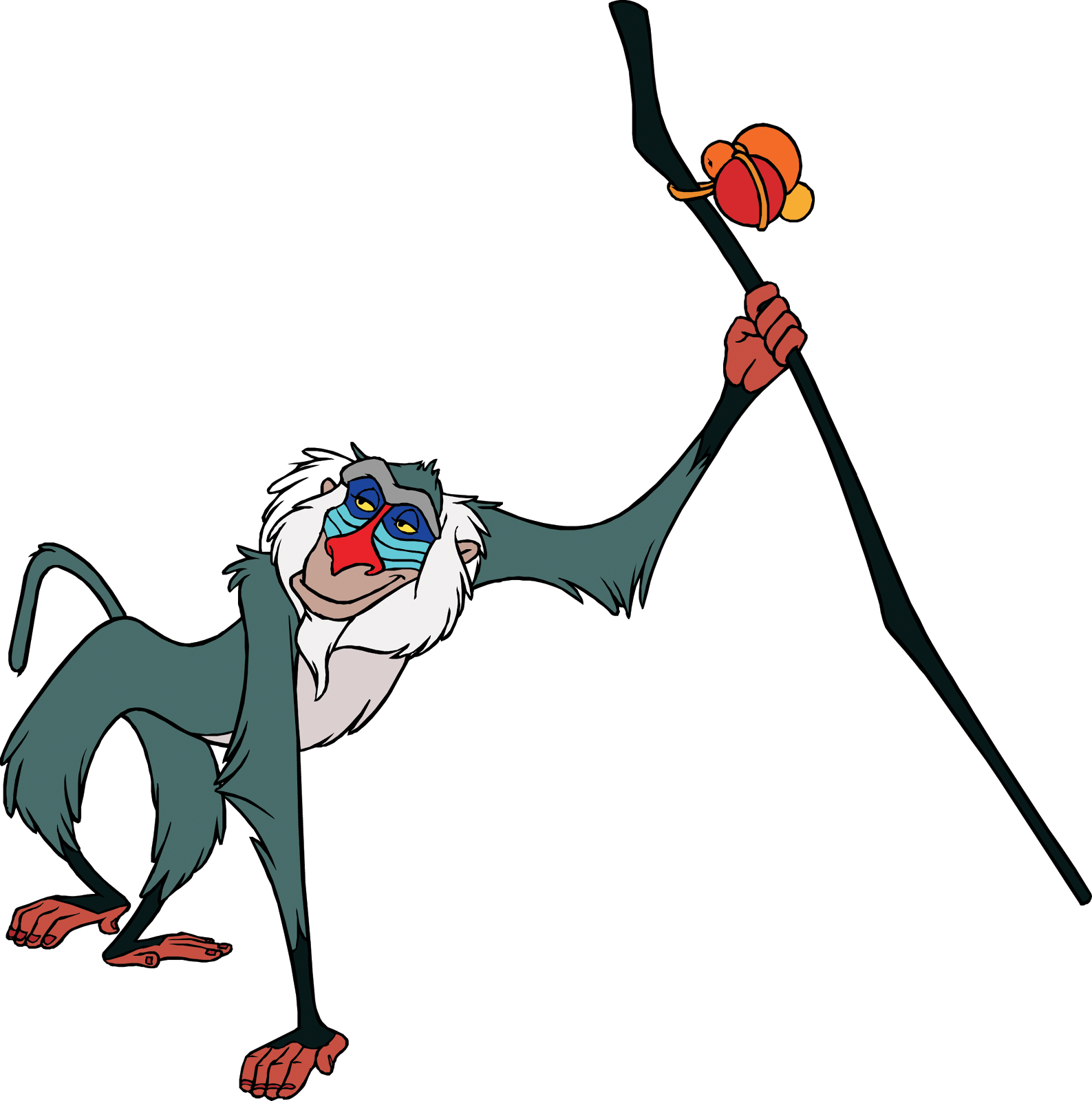 Simba Rafiki Mufasa Sarabi Clip Art - Lion King Clip Art (1587x1600)