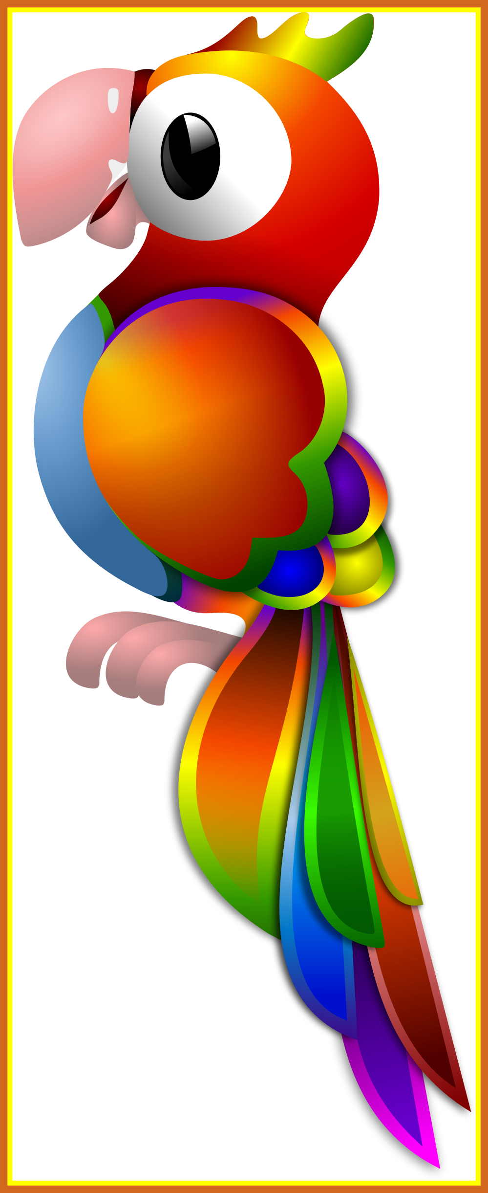 Fish Png Fish Clipart Png Best Parrot Remix By Merlin - Parrot Poem In English (999x2440)