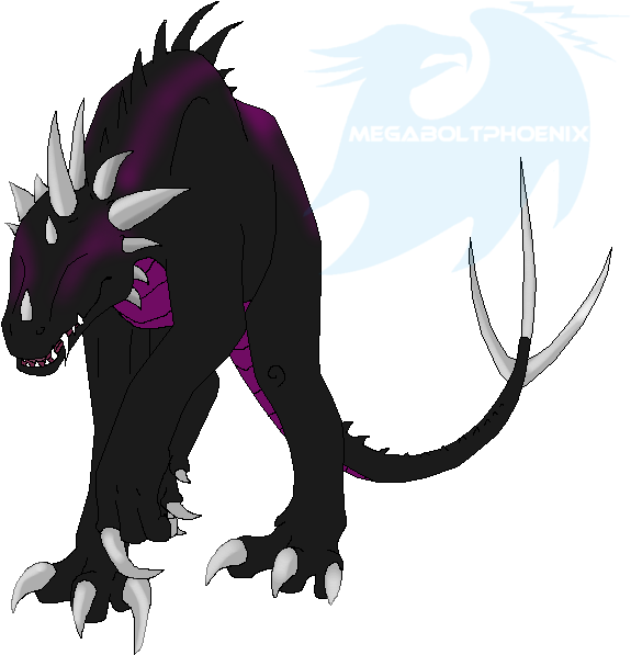 This Dragon Is Born Without Eyes And Ears But Relies - Illustration (598x634)