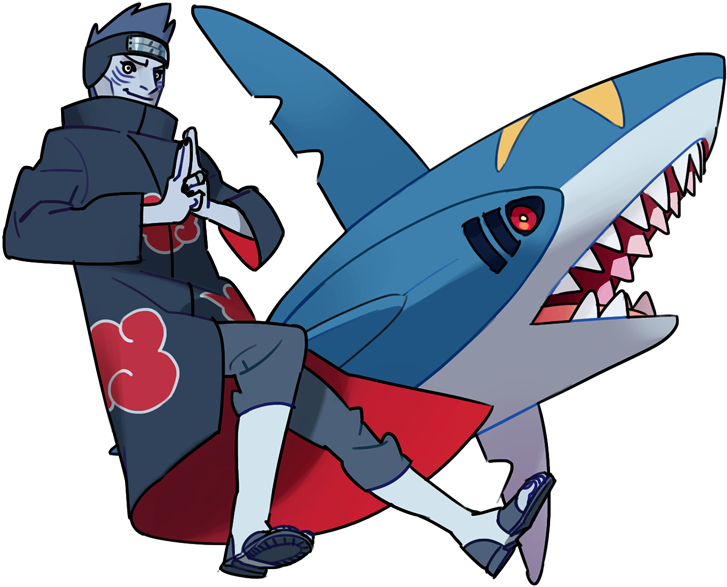 “shark Ninja ” Shark Ninja = Shinja - Cartoon (800x640)