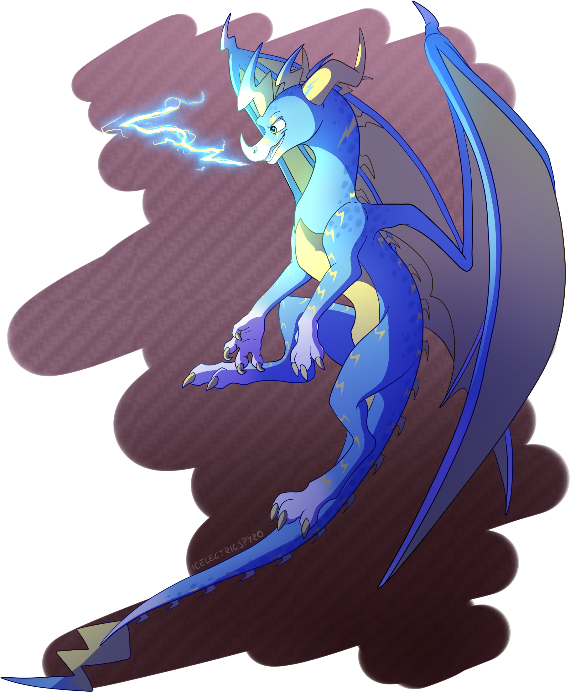 A Bit Of Lightning By Icelectricspyro A Bit Of Lightning - Illustration (2000x2333)