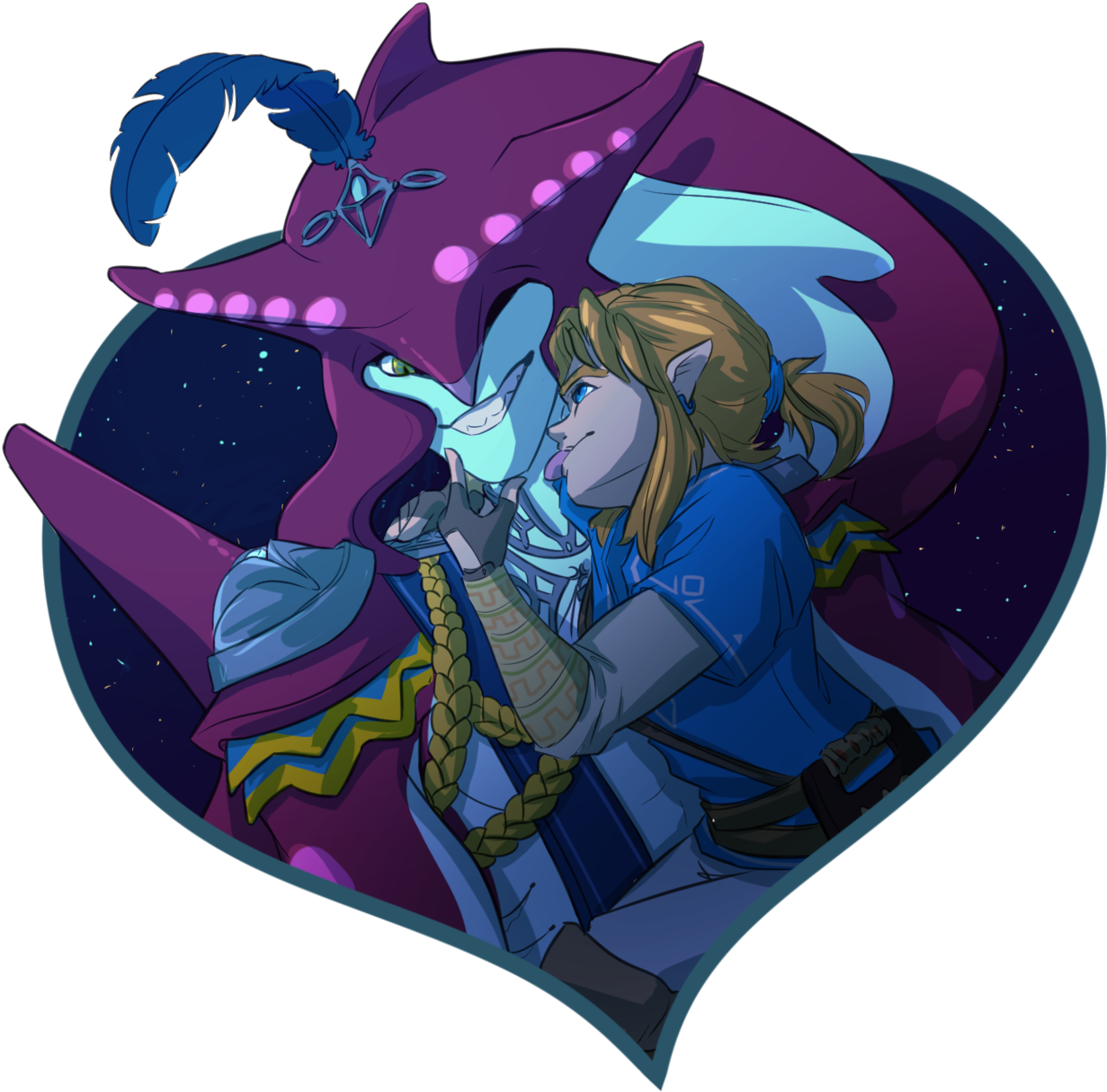 Post Anything , Customize Everything, And Find And - Sidon X Link Fanart (1280x1280)