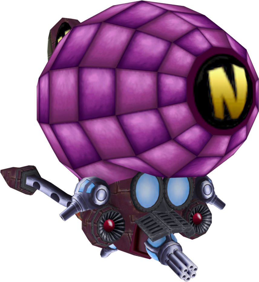 Airship Model By Crasharki - Cortex Airship (856x932)