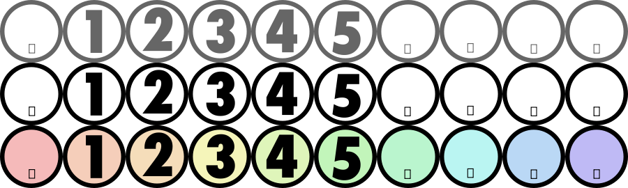 This Free Clip Arts Design Of Number Icons For Css - Download Free Numbers Icons (900x270)