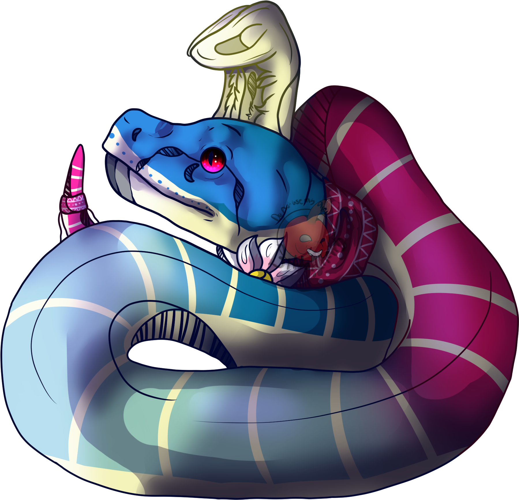 #artdigital Drawings On Paigeeworld - Inflatable (1866x1763)