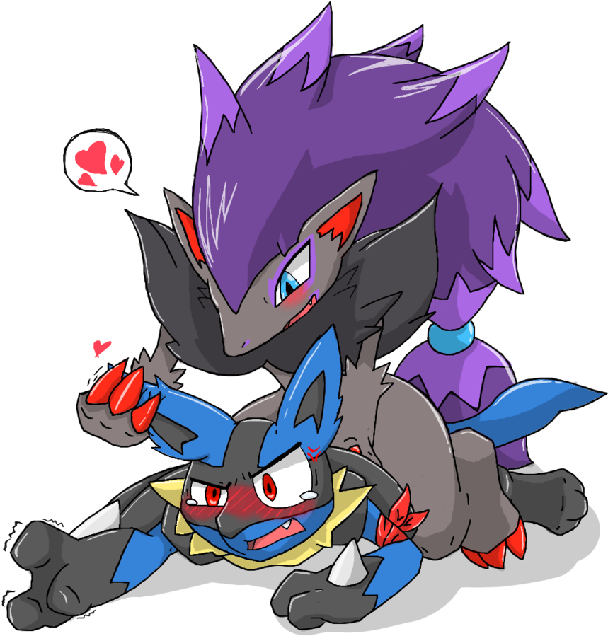 You Are Making A Terrible Mistake By Chemicalbernes - Pokemon Lucario X Zoroark (866x923)