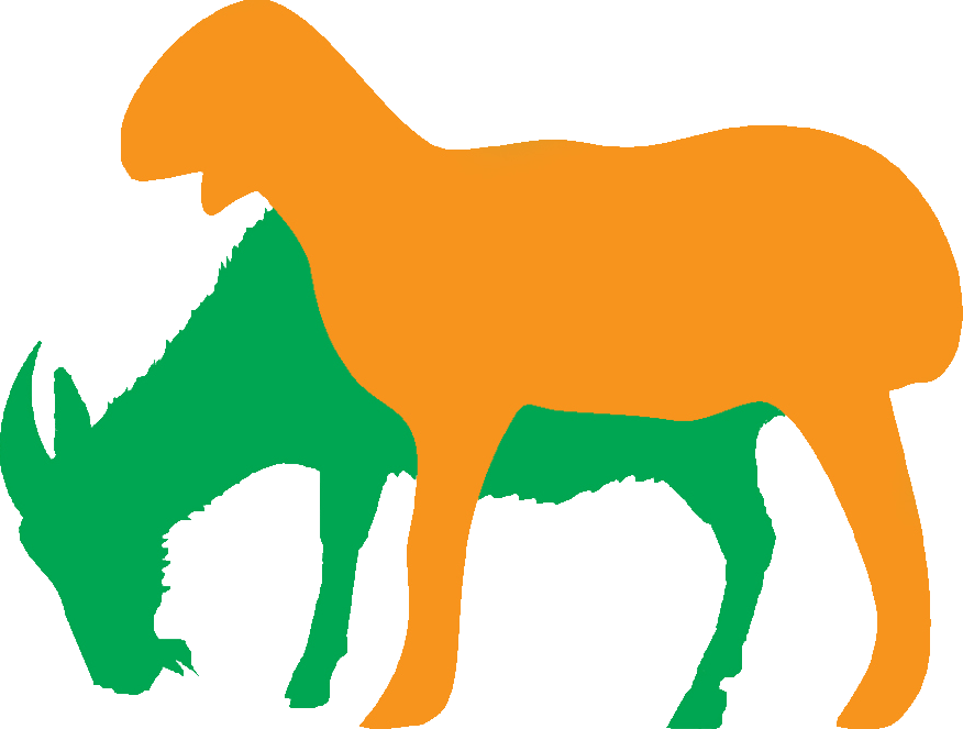 Reciprocal Program - Sheep And Goat Silhouette (876x663)