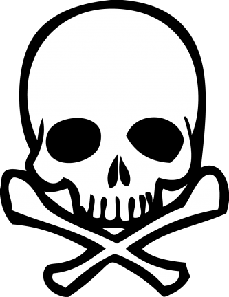 Skull And Bones Many Interesting Cliparts - Skull And Crossbones Transparent Png (333x432)