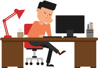 Make Manic Mondays More Merry Tip - Man On Computer Animation (515x400)