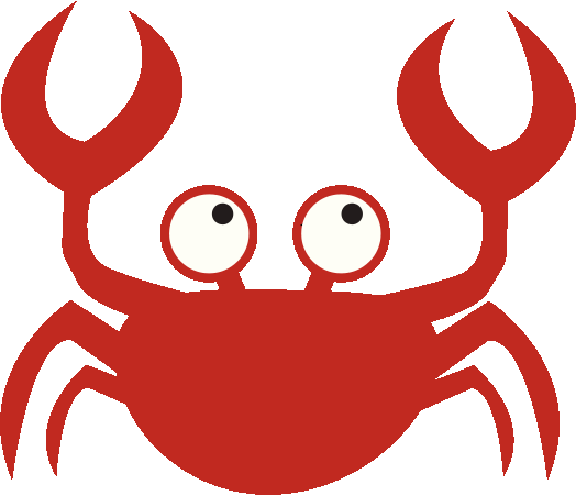 Crab Sticker For Ios Android Giphy - Crab Gif Transparent Background -  (524x450) Png Clipart Download