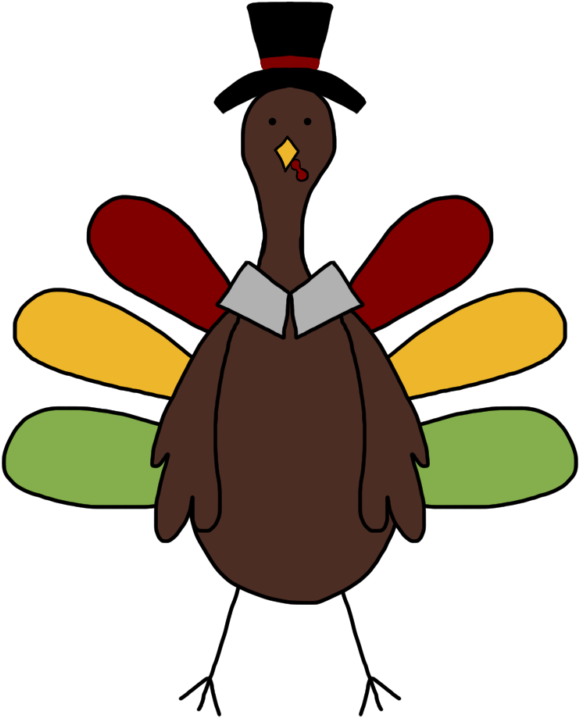 New Images 2018 Turkey Clipart Black And White Free - Clip Art (600x800)