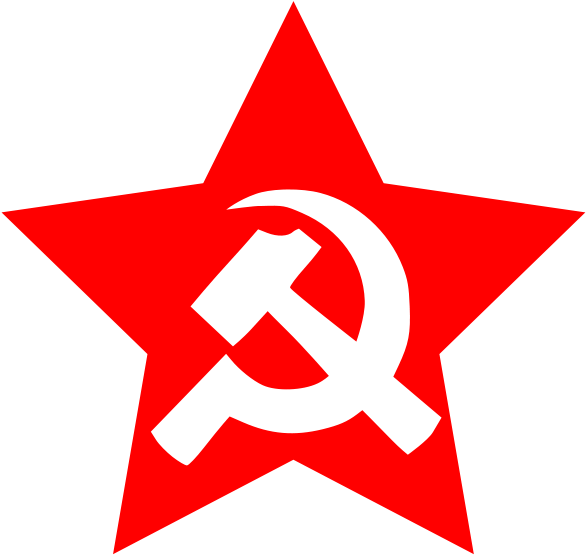 Hammer And Sickle In Star Png Images 600 X - Hammer And Sickle Star (600x570)