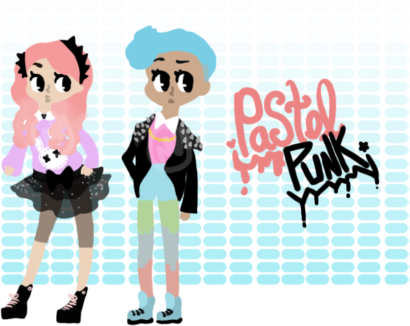Pastel Punk By Coffee-hearts - Pastel And Punk (600x500)
