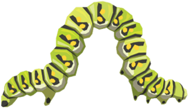Caterpillar Clipart Transparent - Caterpillar Png Transparent (400x400)