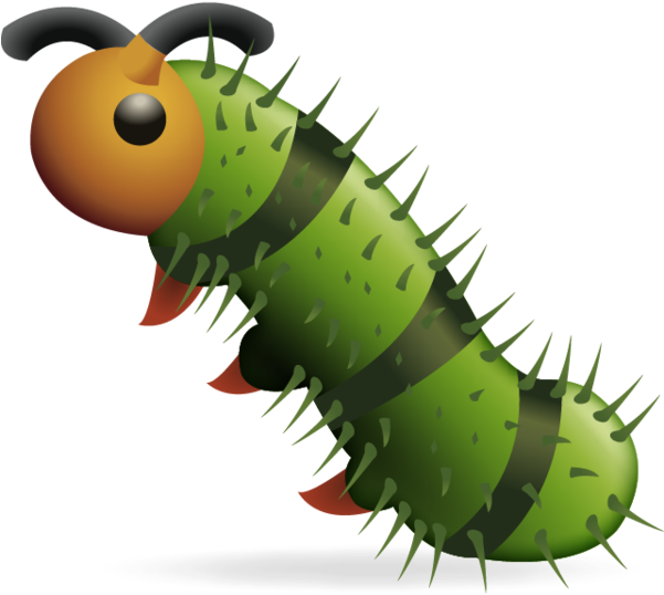 Caterpillar Png Transparent Images - Whatsapp Caterpillar (600x600)