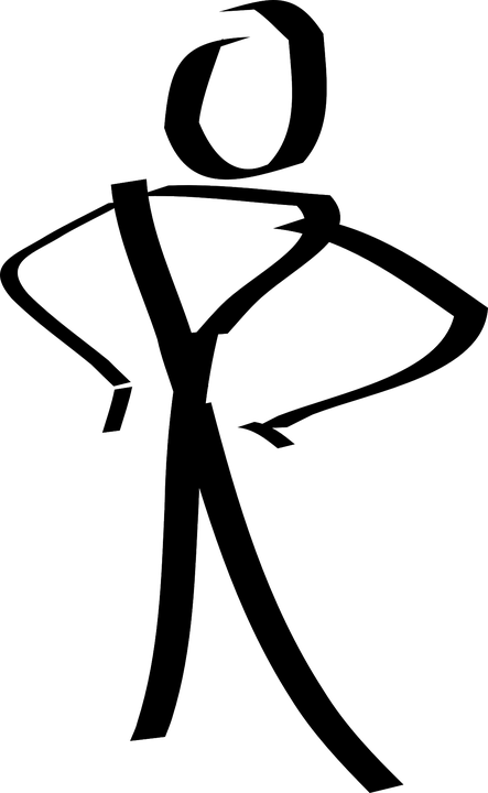 Stick Person - Stick Figure Clip Art (443x720)