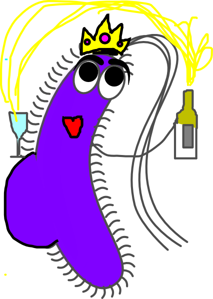 Modified Clip Modified Purple Clip At Clker Vector - Bacteria Clipart (426x598)