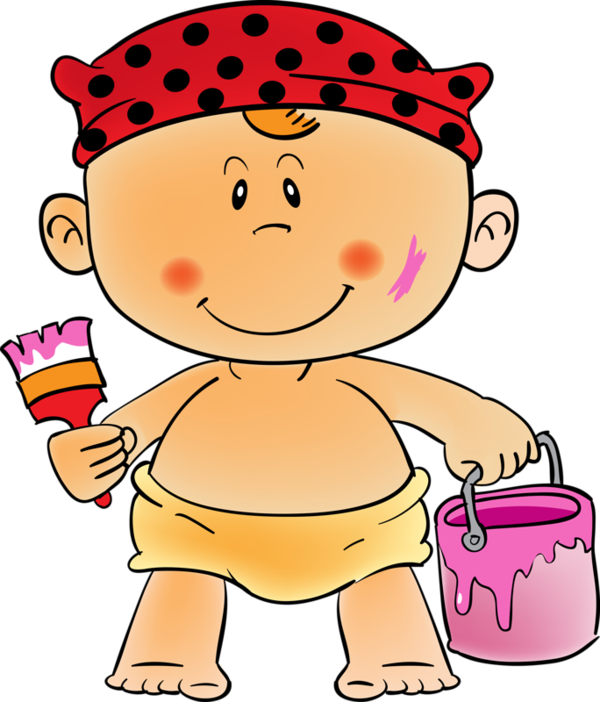 Clipart Baby Sleeping - Clipart Baby Sleeping (600x702)