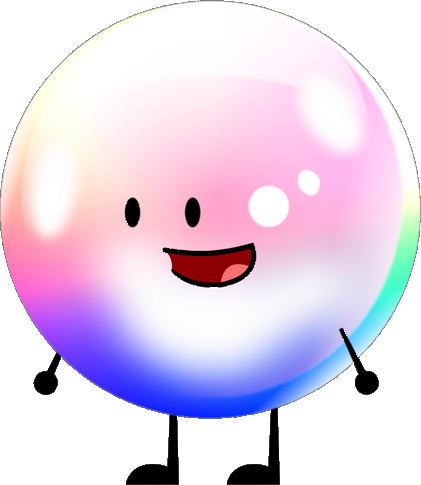 Rainbow Bubble - Bfdi Rainbow Bubble (421x485)