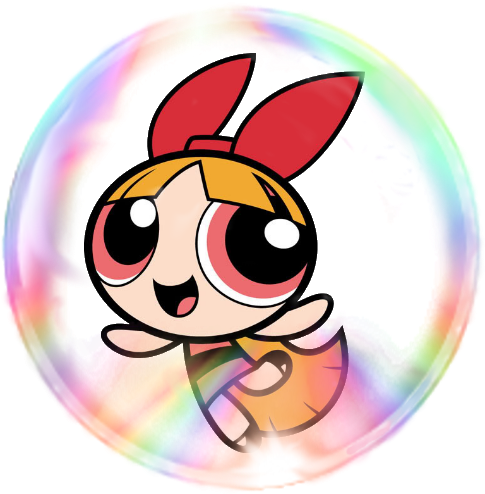 Blossom's Airtight Bubble By Starlight48 - Blossom Powerpuff Girls (500x500)