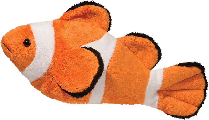 Cuddle Toys - Newfoundland Style - Douglas Toys Clarabell Clown Fish, Orange (1000x1000)