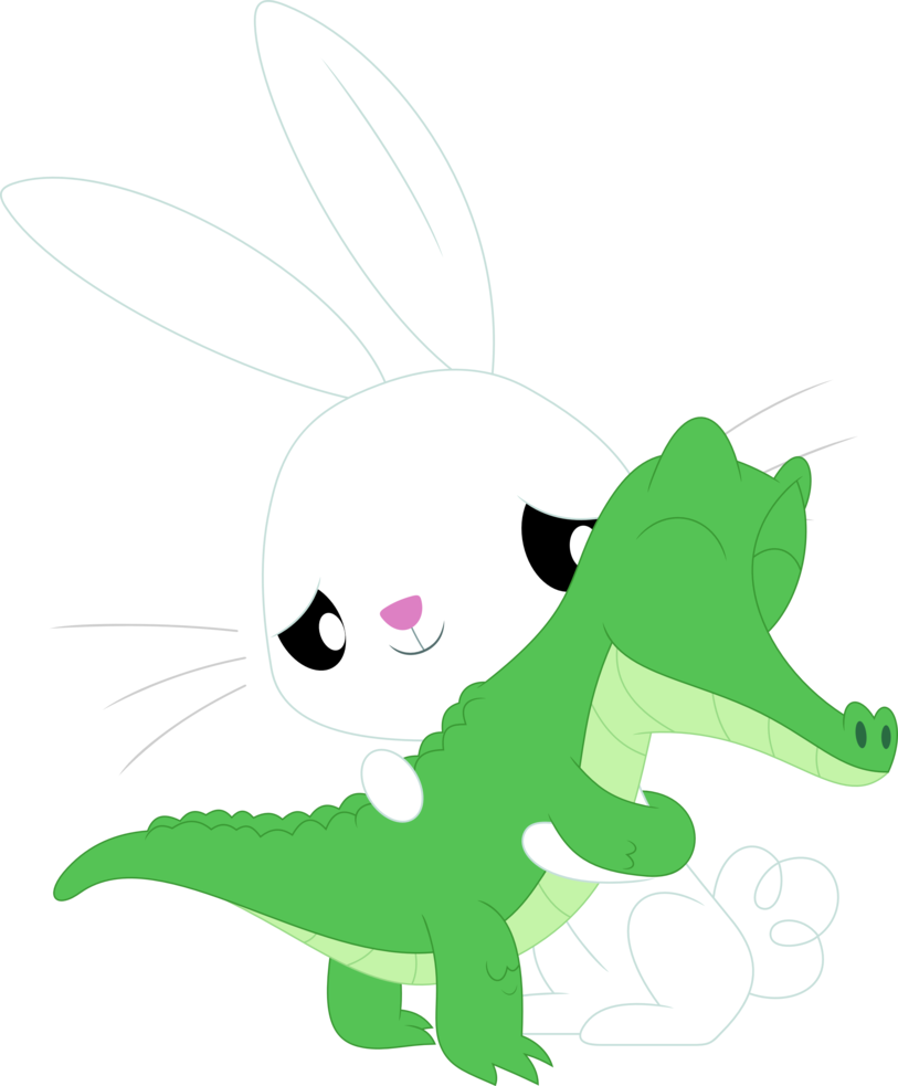Gummy Hug Bunny By Porygon2z - Rabbit (813x983)