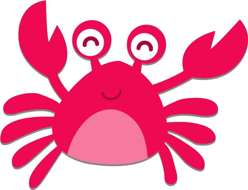 Crab Cartoon Sticker Clip Art - Cartoon (800x800)