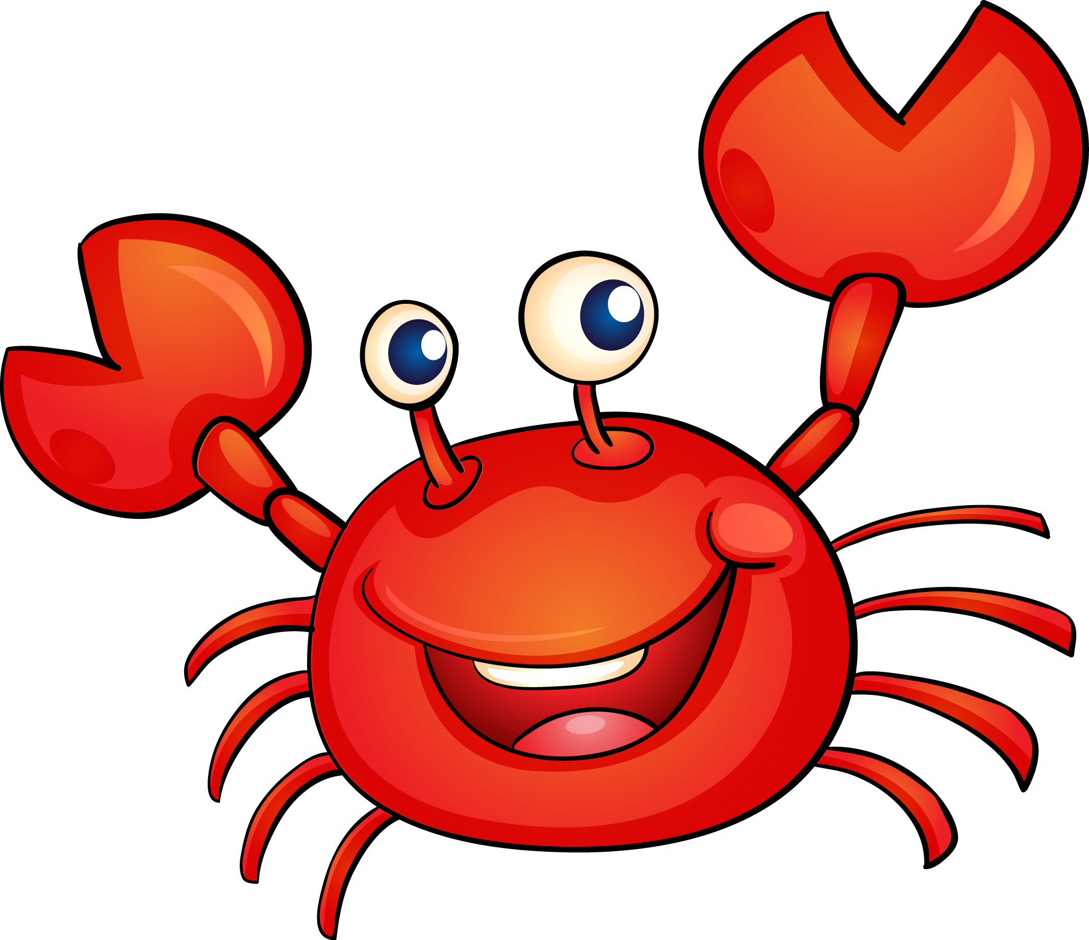 Crab Cartoon Illustration - Crab Cartoon Png (2135x1844)