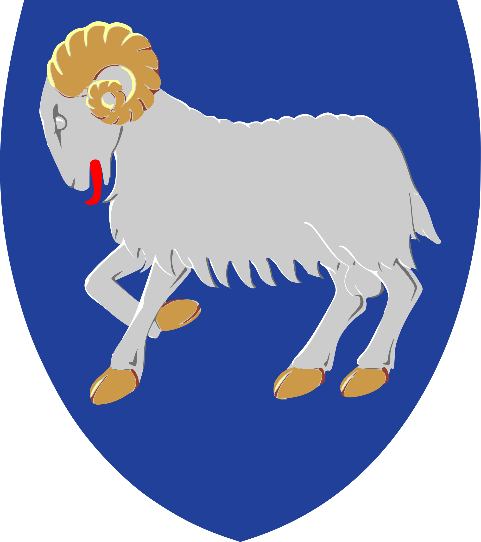 Coat Of Arms Of The Faroe Islands - Faroe Islands Coat Of Arms (2000x2253)