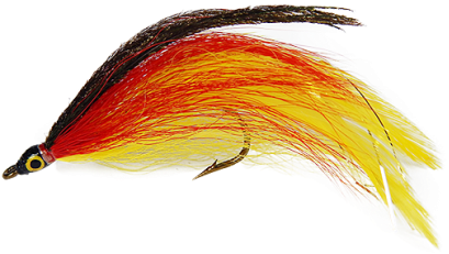 Pike Fly-red/yellow - Red (450x600)