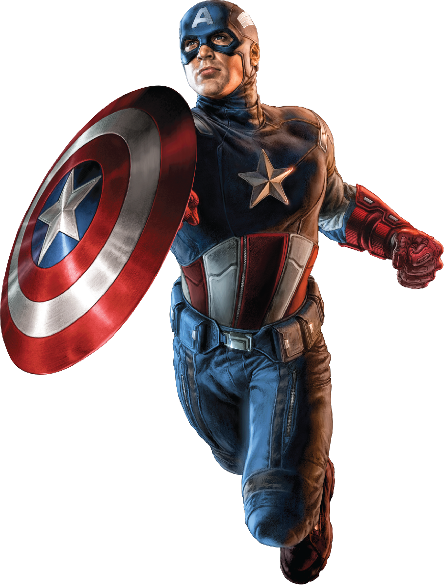 Captain America Clipart Table Captain - Captain America Super Powers (912x1201)