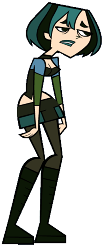 Gwen Tired - Total Drama Island Gwen (339x802)