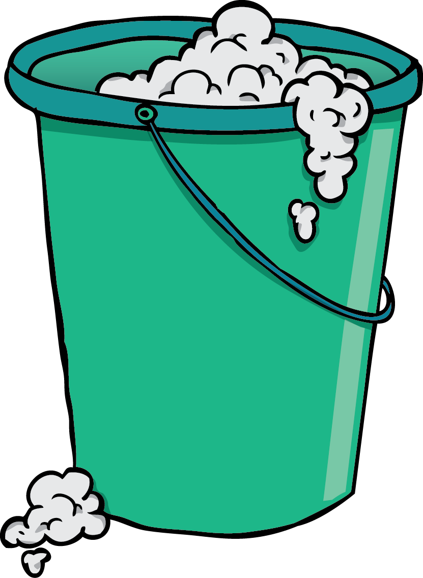 Soap Clipart - Bucket Cartoon Transparent Background (831x1136)
