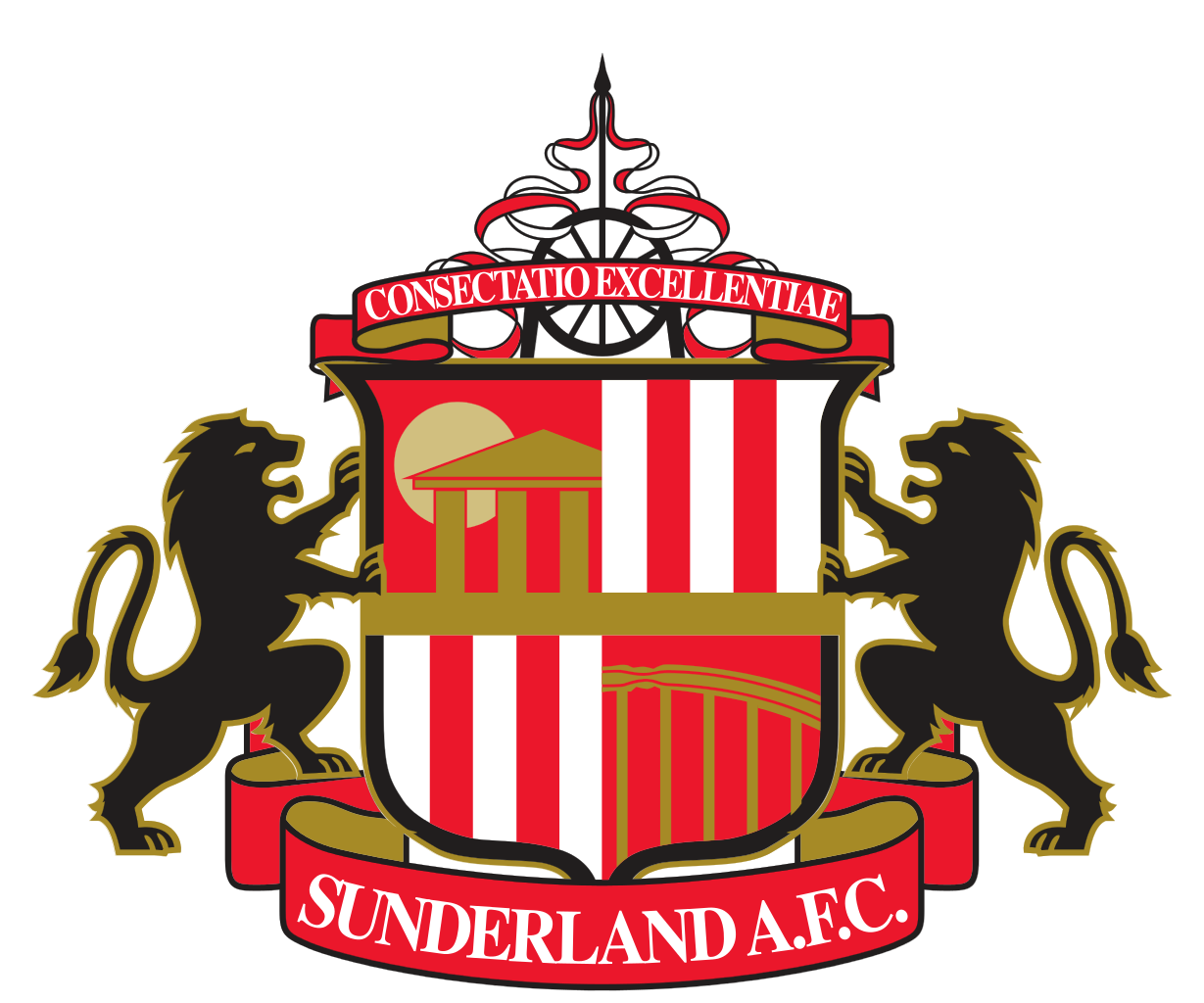 Logo Sunderland - Svg - Sunderland Fc Logo Png (1229x1024)