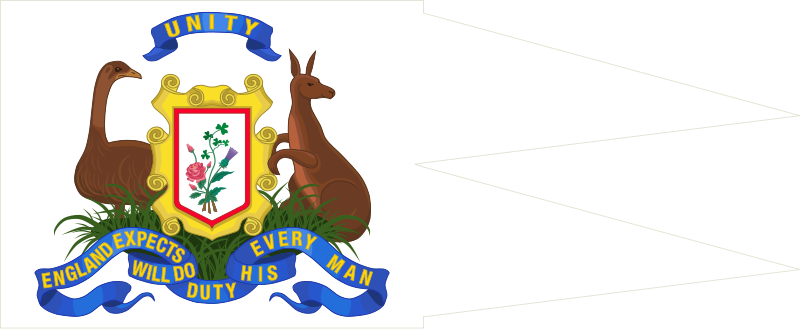 It Commemorates The Royal Navy's Victory At The Battle - Bowman Flag Shower Curtain (800x329)