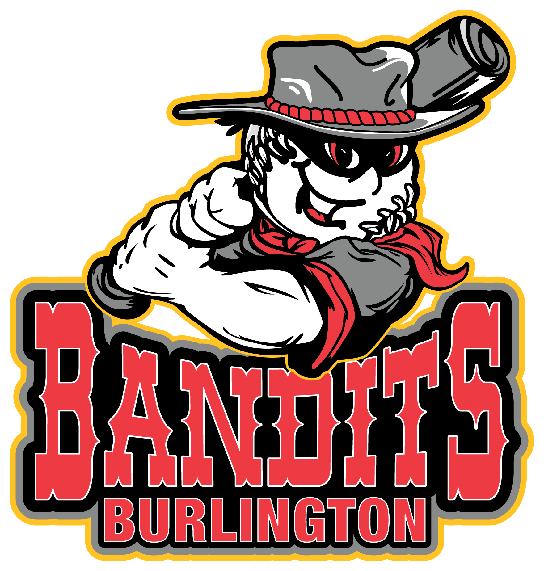 Bandits Lose A Close One To Kitchener - Major League Baseball Logo (1761x1849)